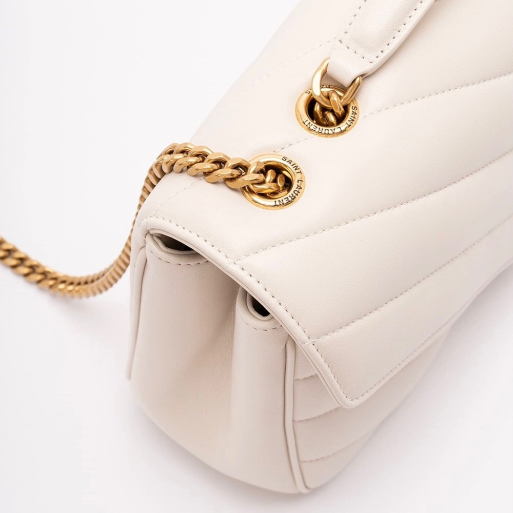SAINT LAURENT Loulou medium quilted leather flap shoulder chain bag - Picture 5 of 10